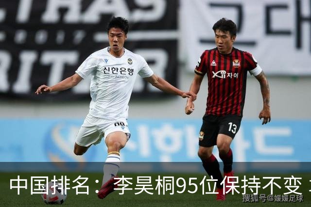 中国排名：李昊桐95位保持不变 袁也淳金子豪上升